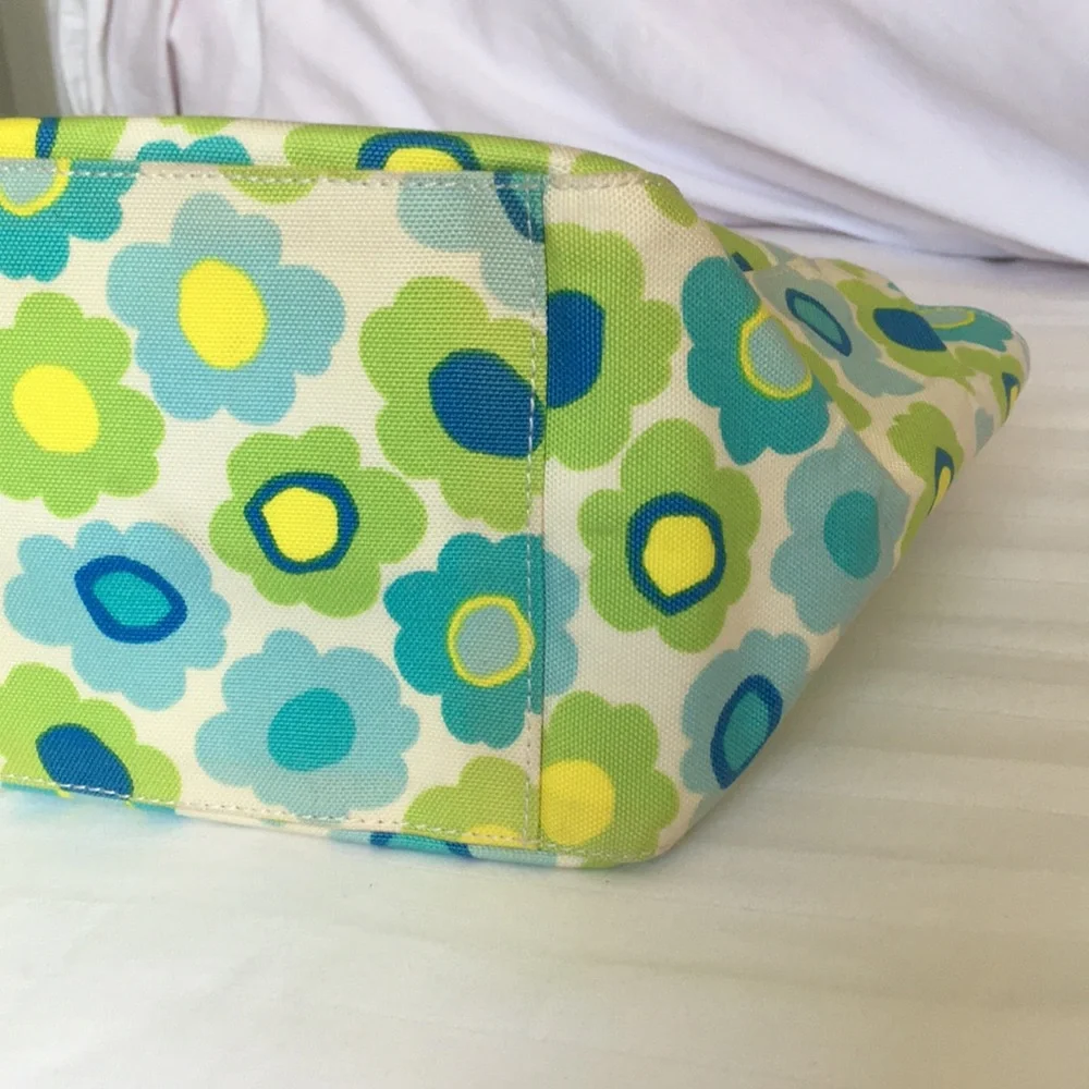 Jim Thompson Multicolor Floral Canvas Handbag - Picture 6 of 15